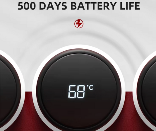 Smart Digital 500ml Vacuum Flask Stainless Steel Tumbler with LED Temperature Display