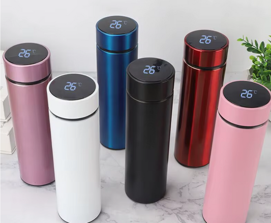 Smart Digital 500ml Vacuum Flask Stainless Steel Tumbler with LED Temperature Display